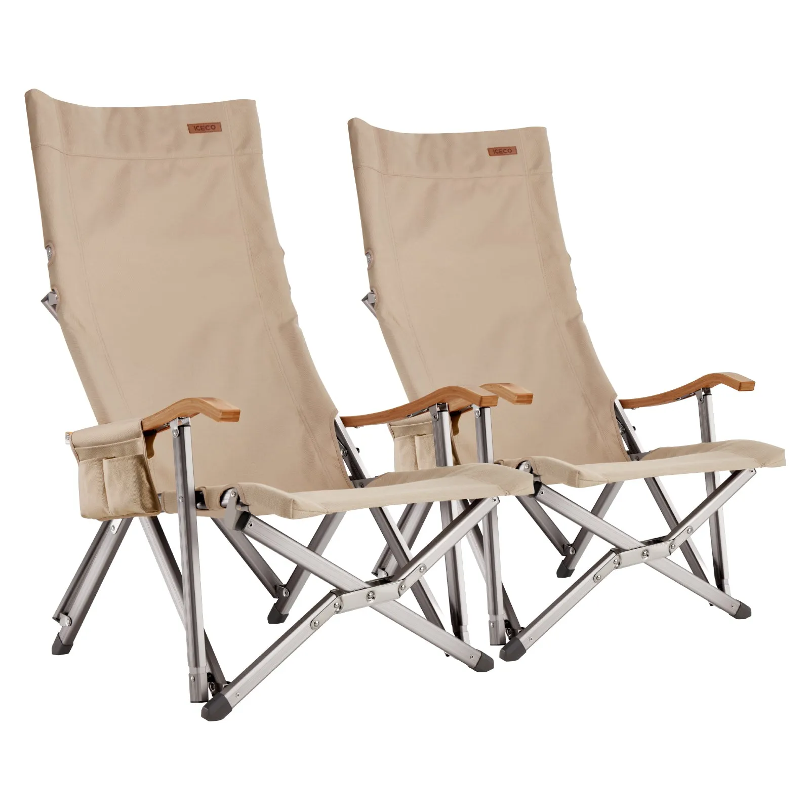 ICECO Patio Combo Hi1600L Folding Camping Chair×2