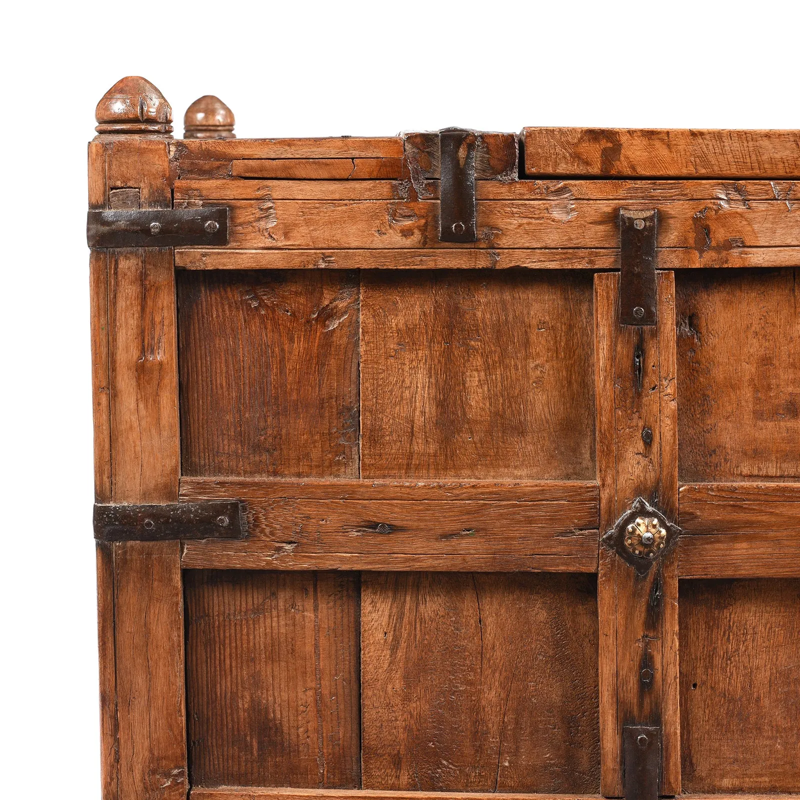 Indian Stick Box Chest From Jaisalmer - Ca 1920