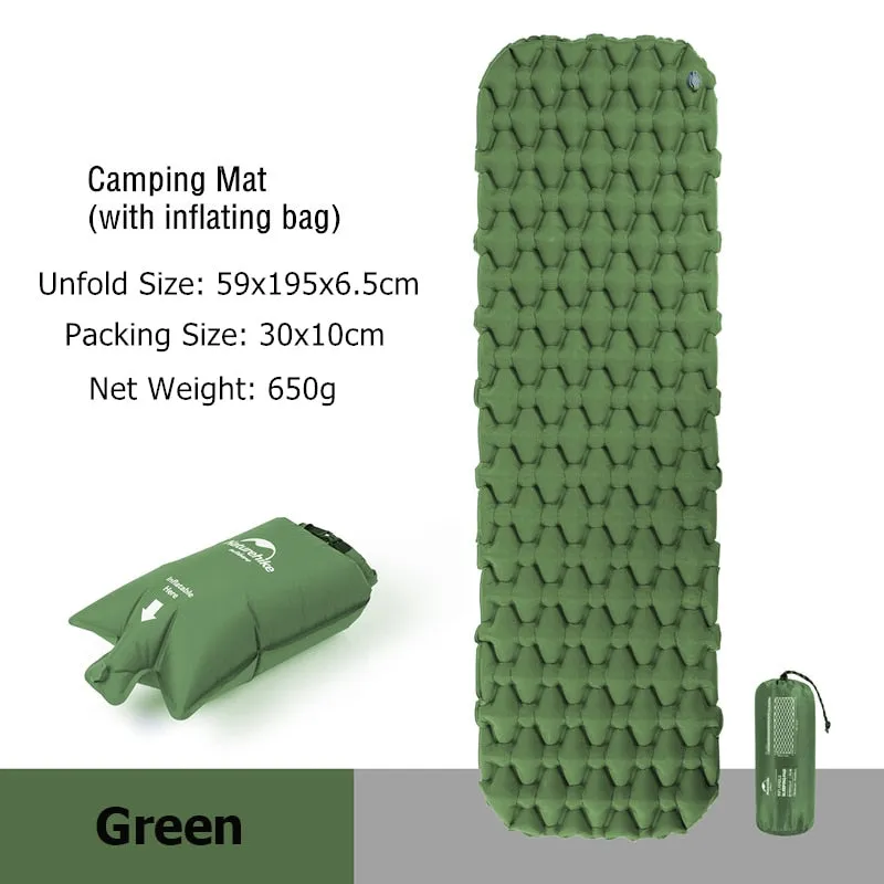 Inflatable Mattress Air Mattress Camping Mat Ultralight Camping Mattress Sleeping Mat Camping Bed