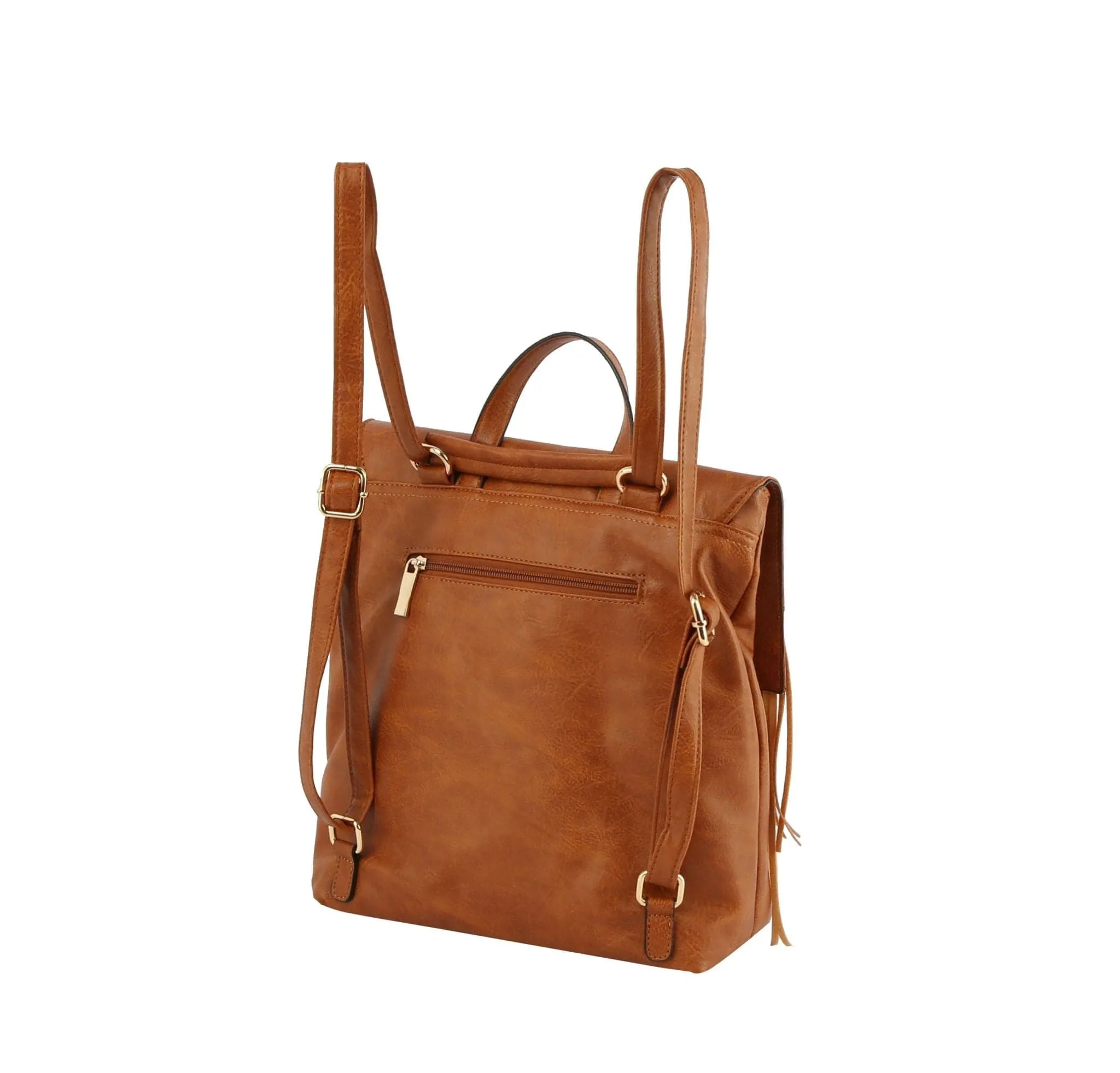 JN0079 Austin Fringe Convertible Backpack