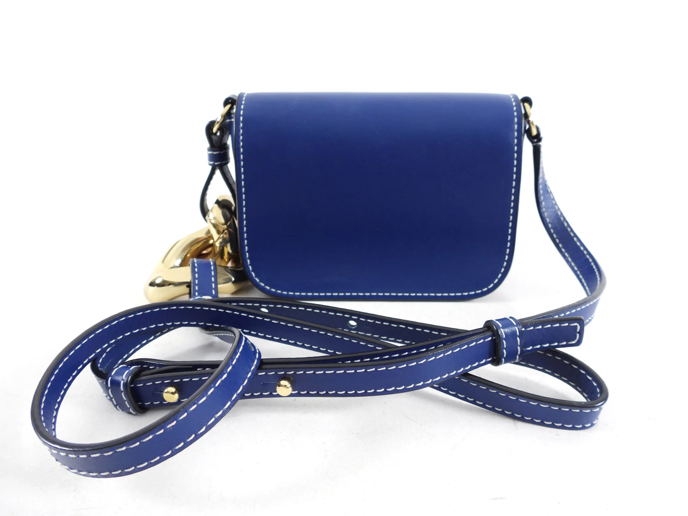 JW Anderson Nano Blue Chain Anchor Crossbody Bag