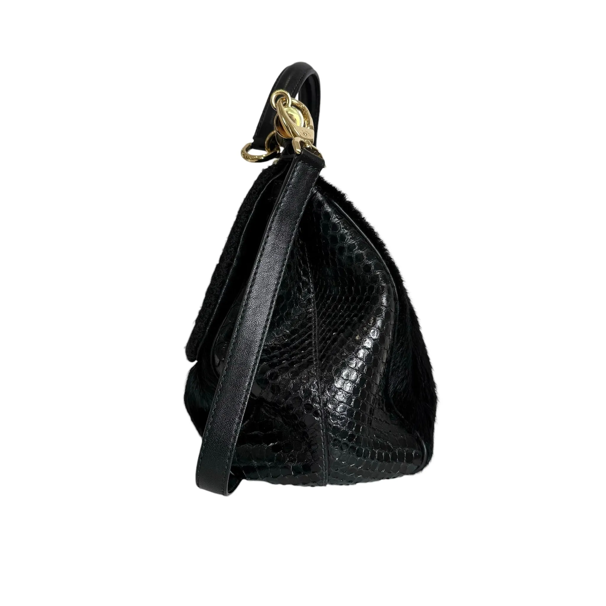 Large Black Miss Sicily Bag