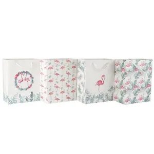 M Flamingo Gift Bag - 18cm x 23cm x 10cm