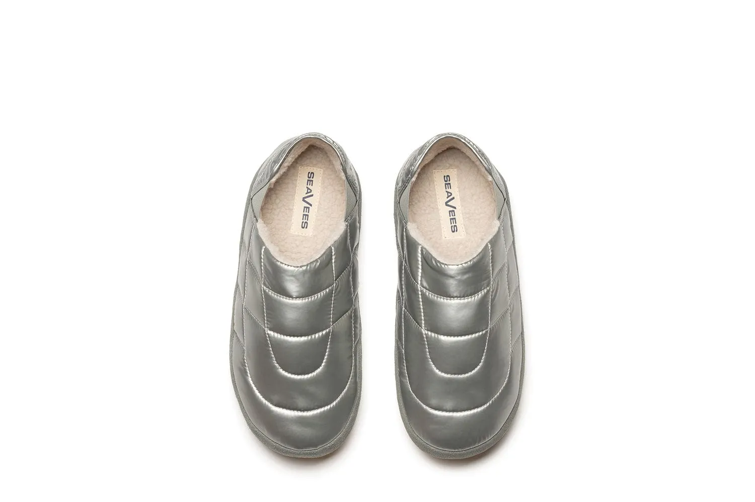 Mens - Apres Puff Slip On - Space Silver