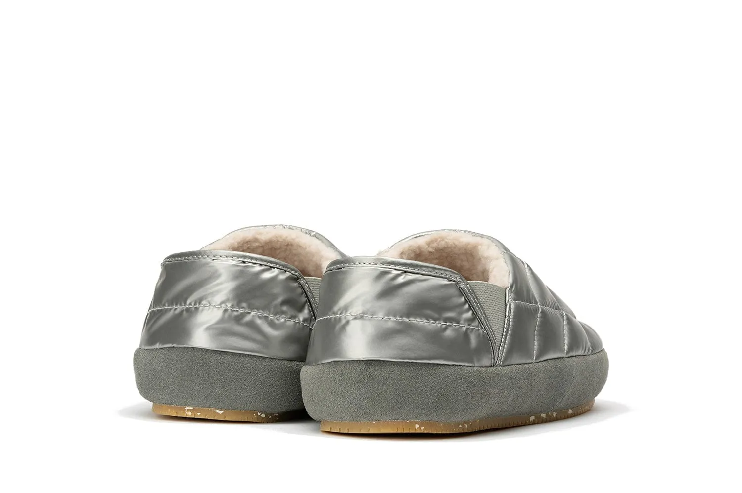 Mens - Apres Puff Slip On - Space Silver