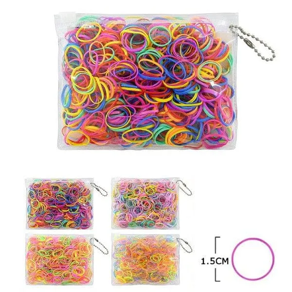 Mini Rubber Bands With Bag 007 (12 units)