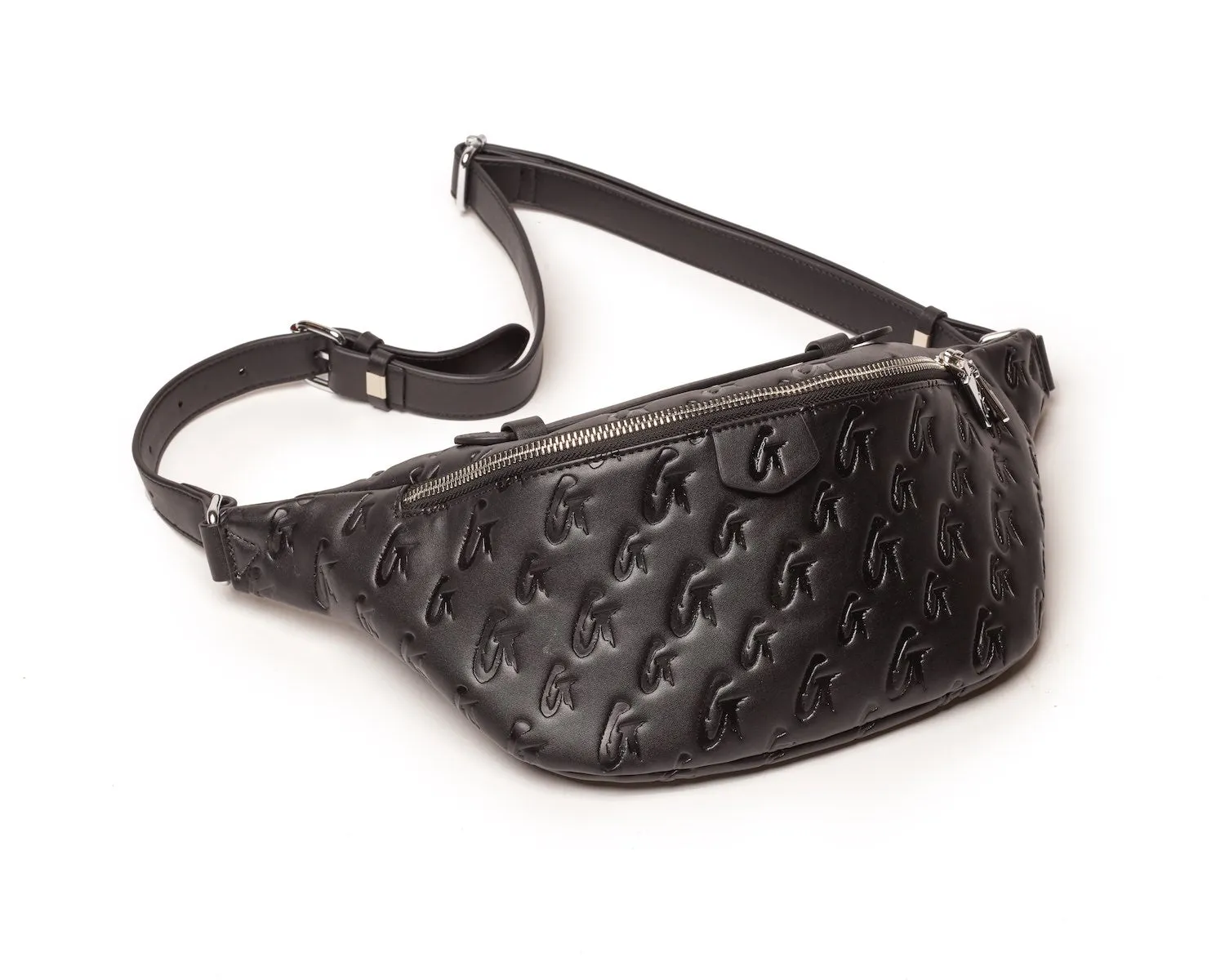 MONOGRAM FANNY PACK - BLACK