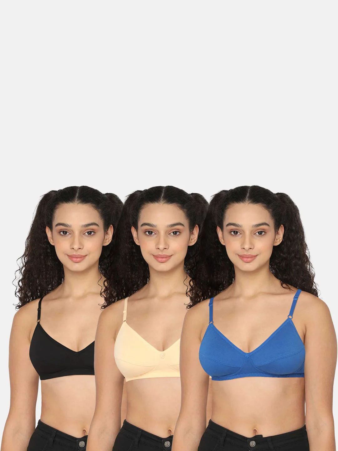 Naidu Hall Knitwear-Bra Special Combo Pack - Glori - C35