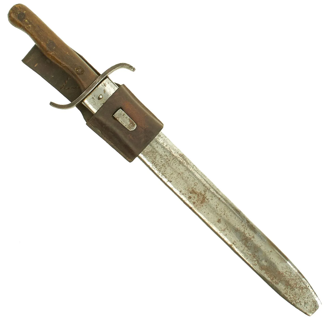 Original Austro-Hungarian WWI M1915 Pioneer Short Sword by Carl Grasser of Vienna with Scabbard