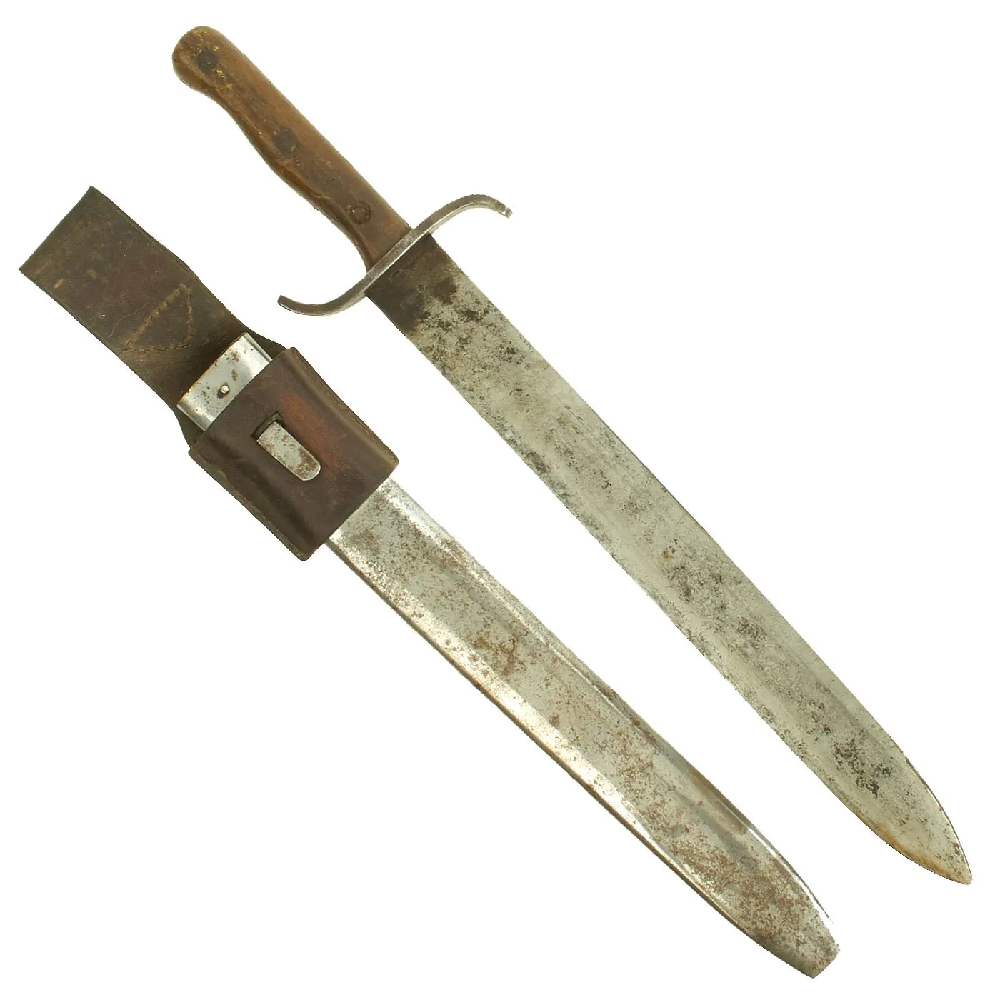 Original Austro-Hungarian WWI M1915 Pioneer Short Sword by Carl Grasser of Vienna with Scabbard