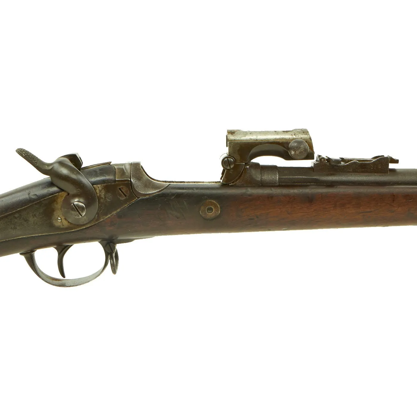 Original Belgian M-1867 Albini-Braendlin 11mm Trapdoor Infantry Rifle with External Hammer - dated 1868