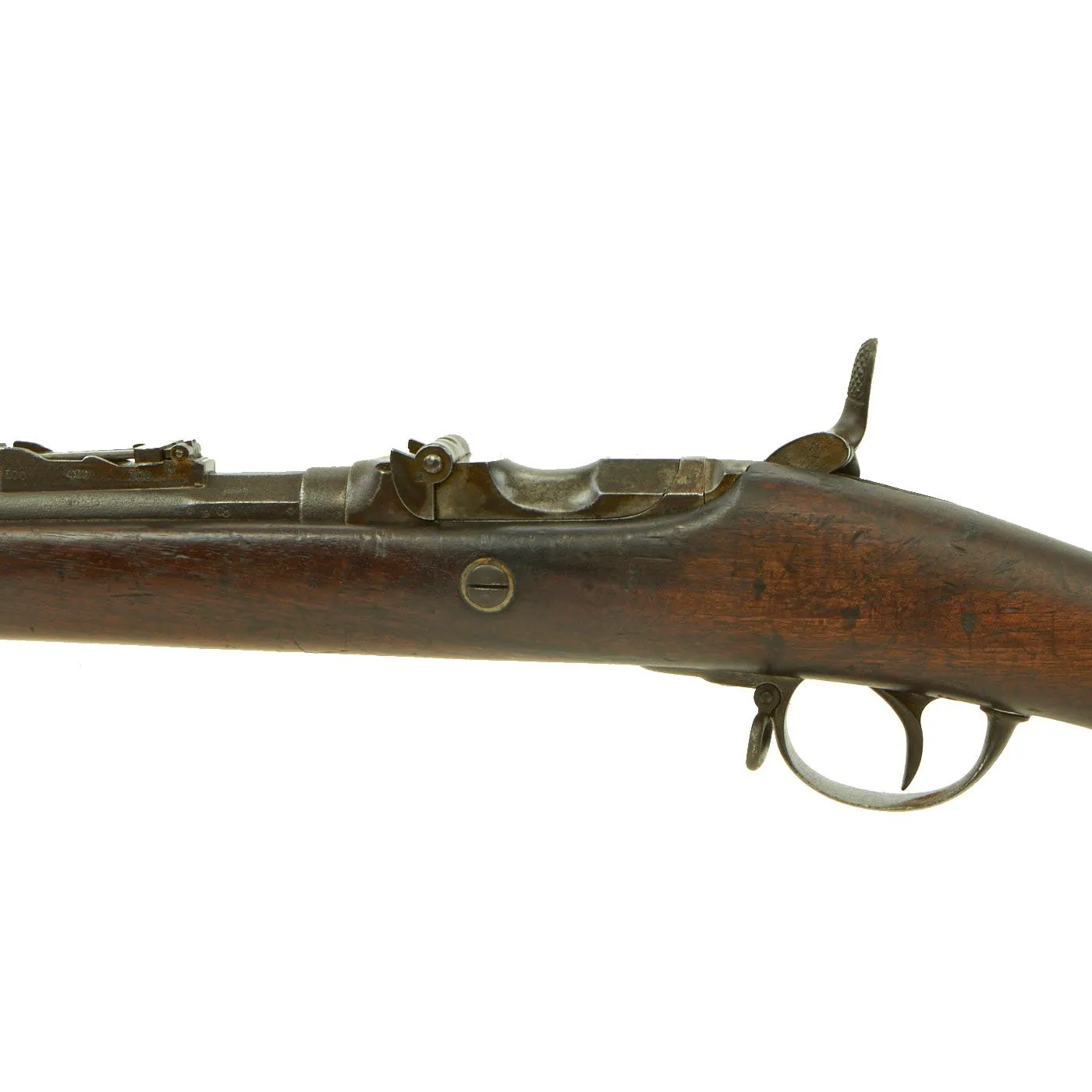 Original Belgian M-1867 Albini-Braendlin 11mm Trapdoor Infantry Rifle with External Hammer - dated 1868