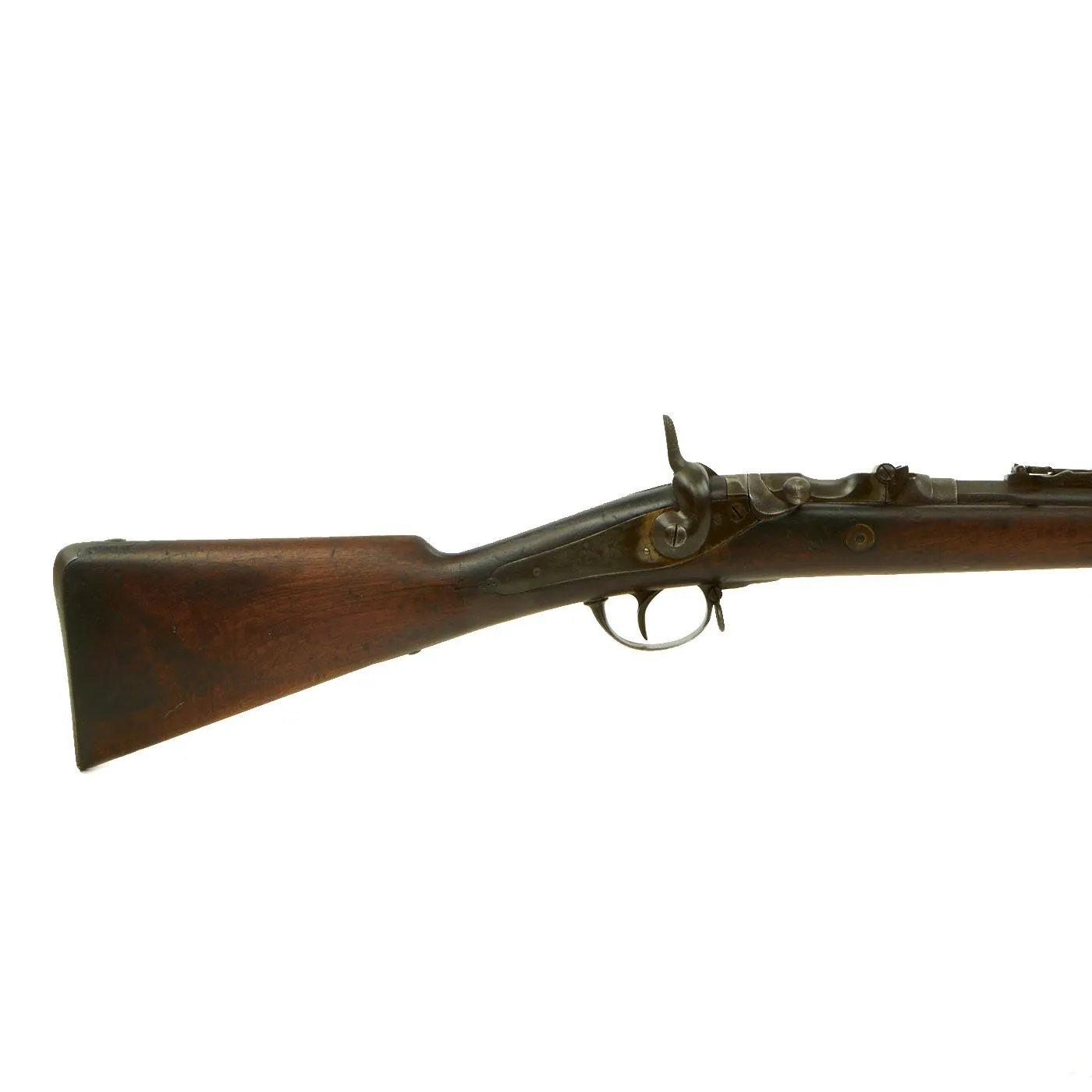 Original Belgian M-1867 Albini-Braendlin 11mm Trapdoor Infantry Rifle with External Hammer - dated 1868