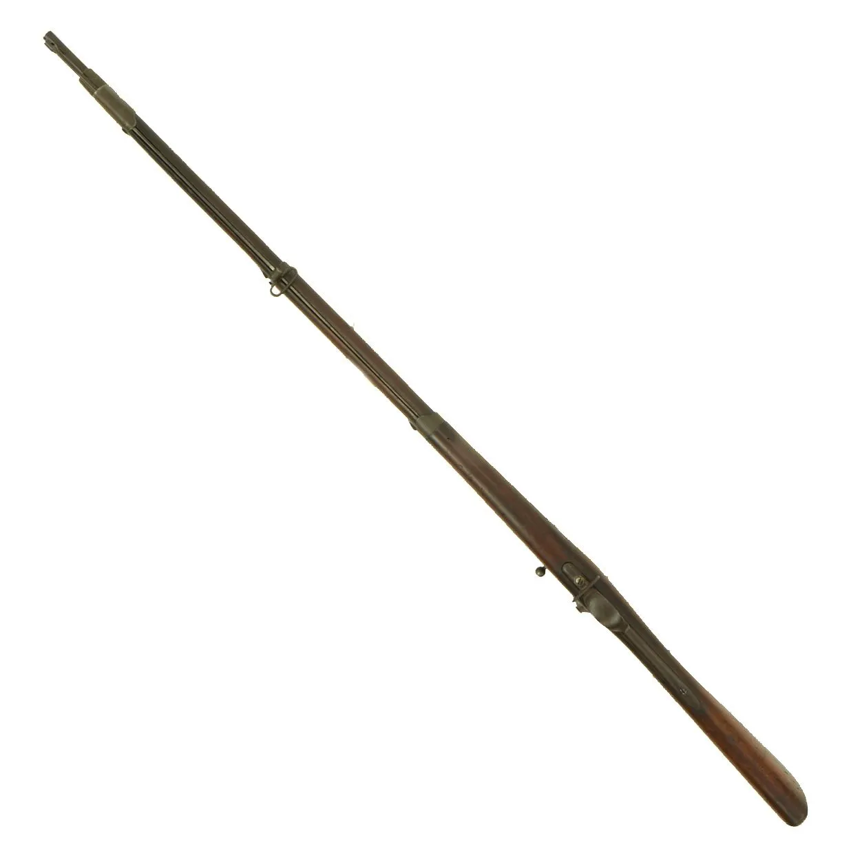 Original Belgian M-1867 Albini-Braendlin 11mm Trapdoor Infantry Rifle with External Hammer - dated 1868