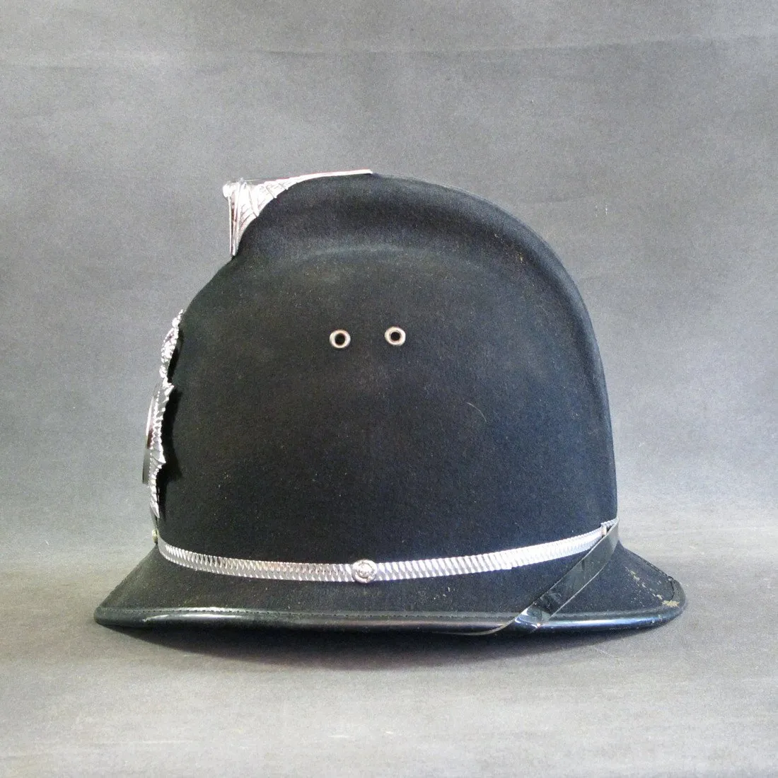 Original British Bobby Police Comb Pattern Helmet- West Midlands