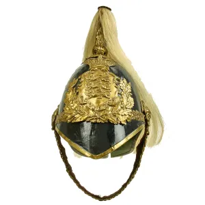 Original British Victorian Duke of Lancaster's Own Yeomanry Trooper Helmet - Circa 1890