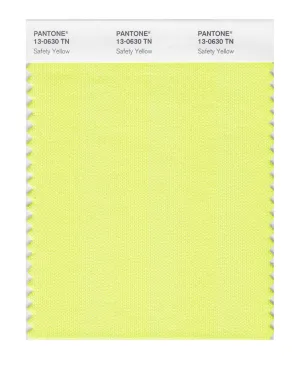 Pantone Nylon Brights Swatch Card 13-0630 TCX (Safety Yellow)