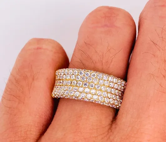 Pave Diamond Band Ring