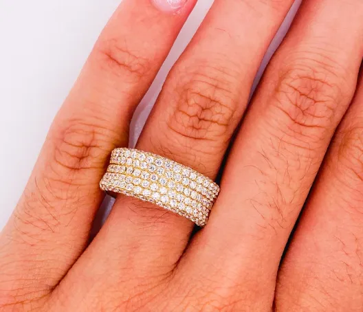 Pave Diamond Band Ring