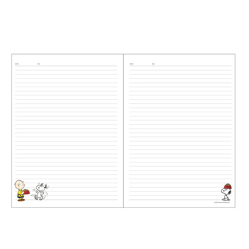 Peanuts Snoopy 7mm Ruled Notebook