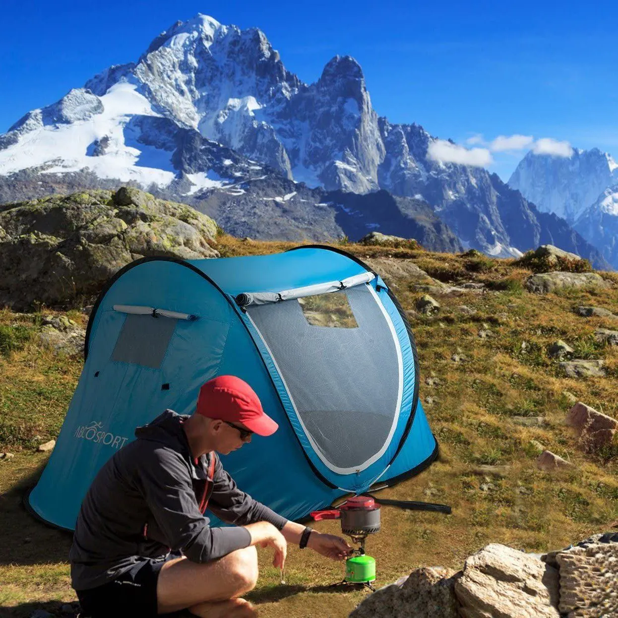 Portable Cabana Beach Tent with Carry Bag