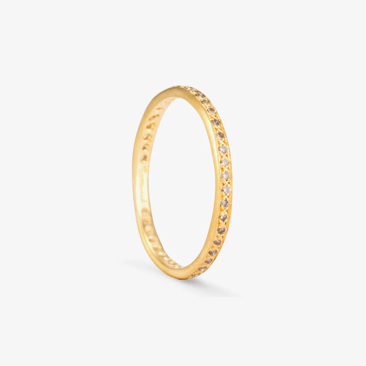 R0206BR | Brown Diamond Eternity Band