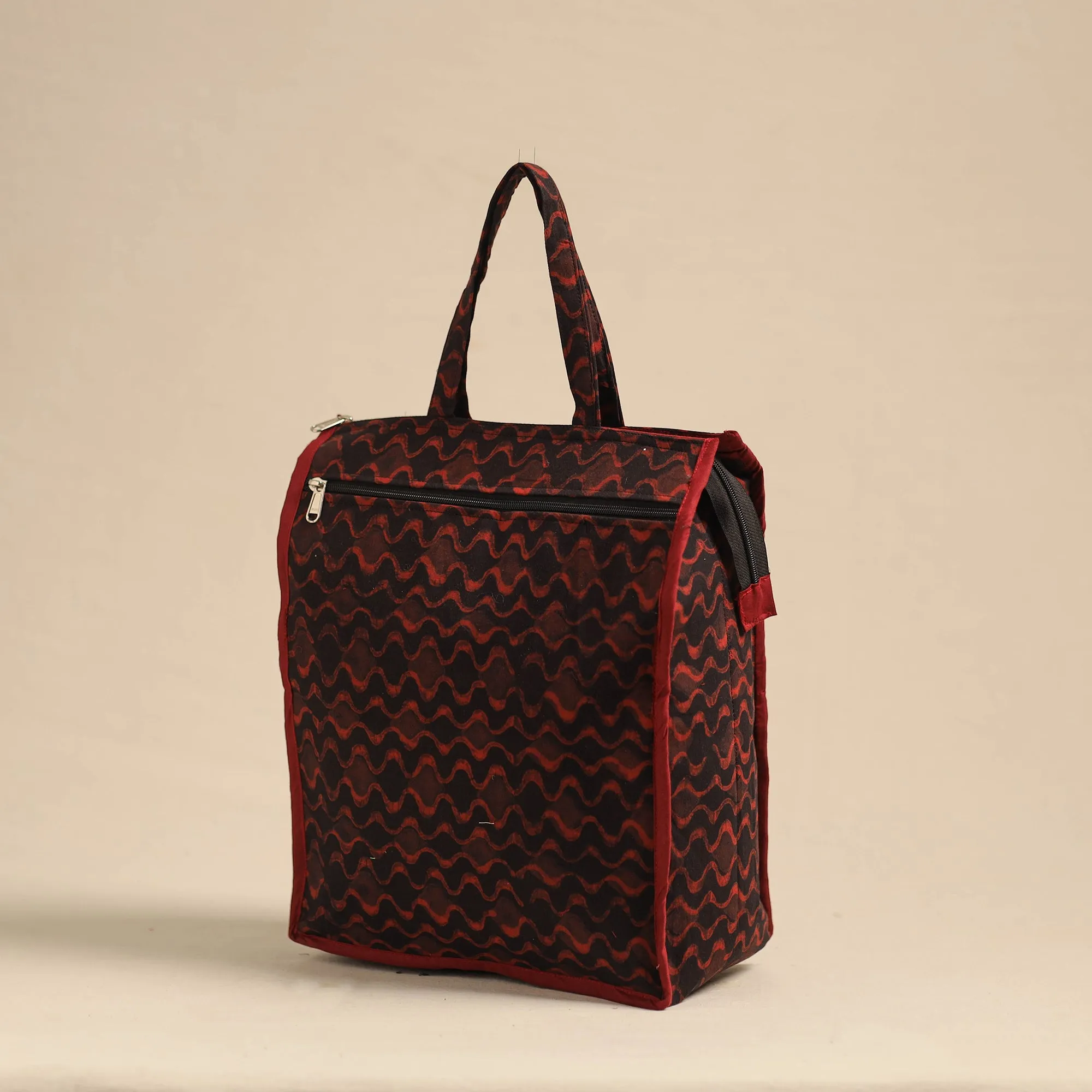 Red - Eco-Friendly Handmade Cotton Handbag for Women 13