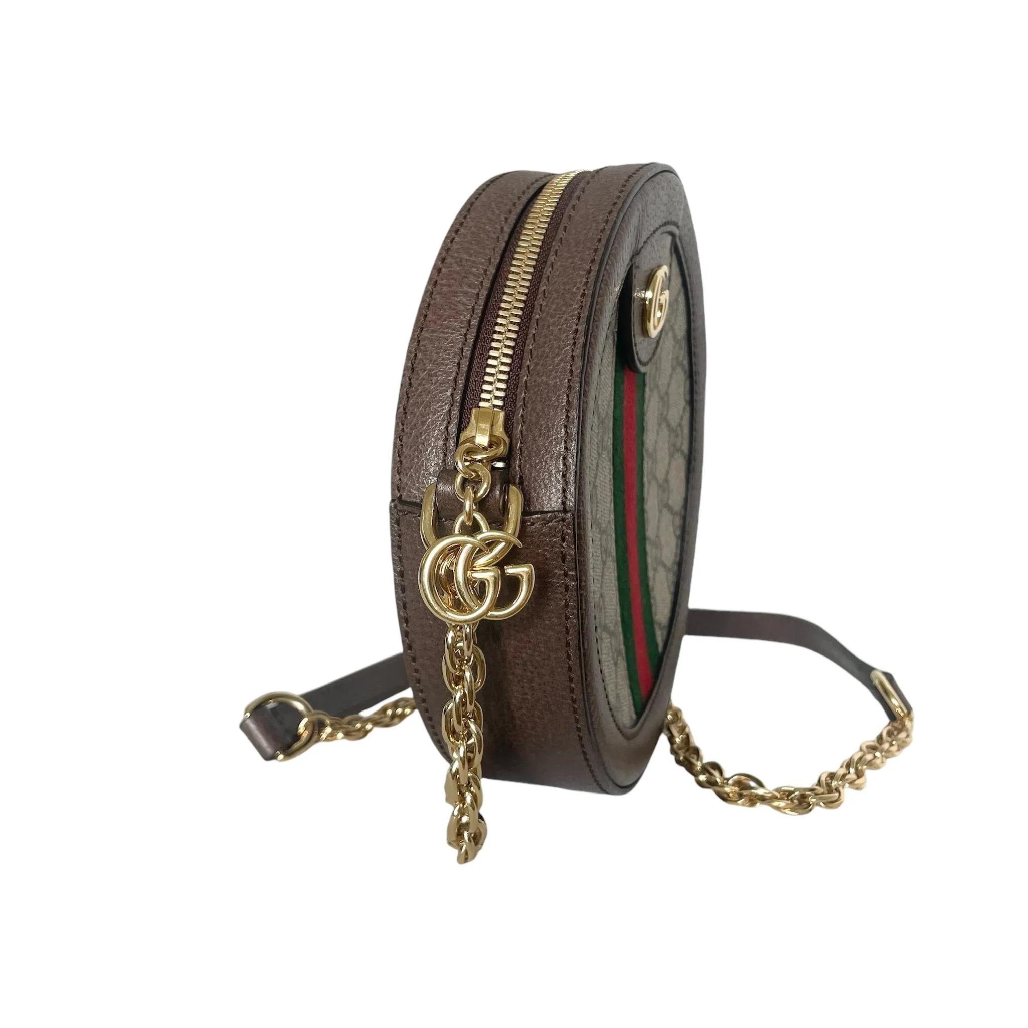 Round Ophidia Crossbody Bag