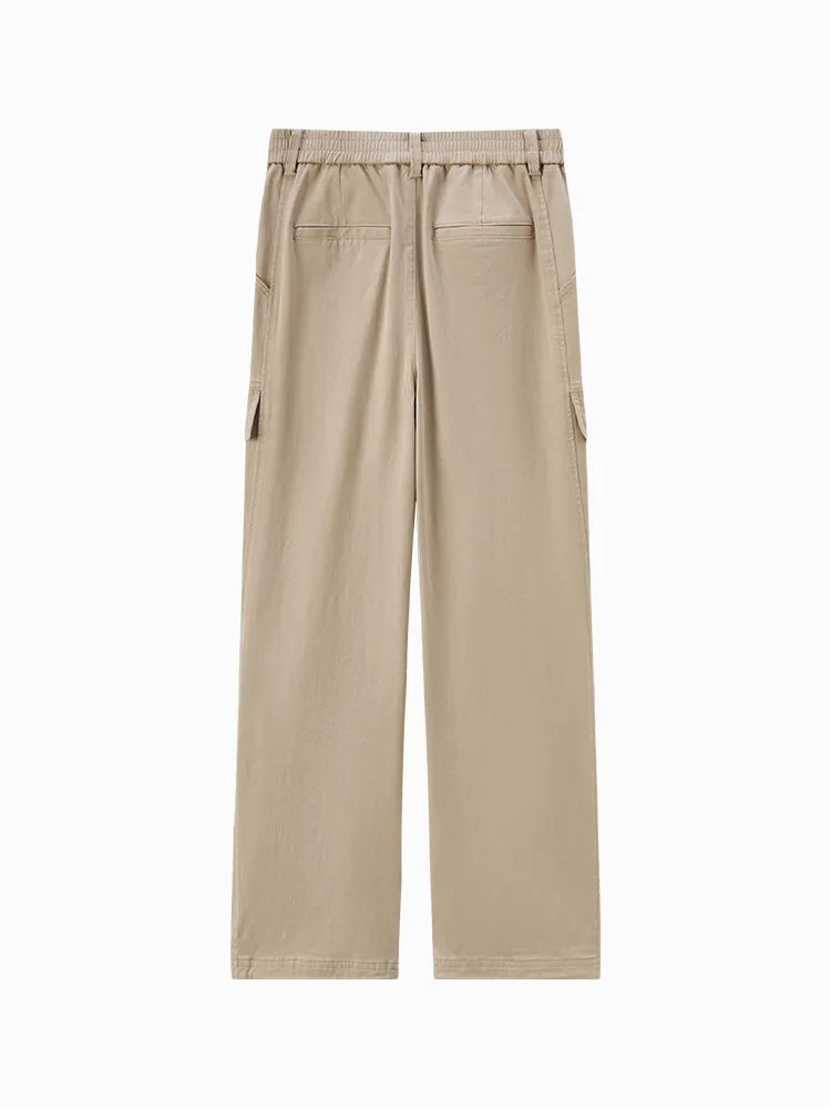 Semir Women New Basic Style Cargo Style Pants