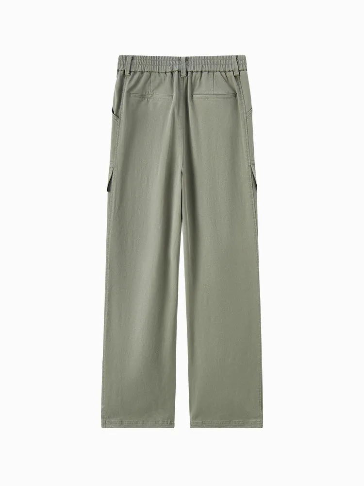 Semir Women New Basic Style Cargo Style Pants