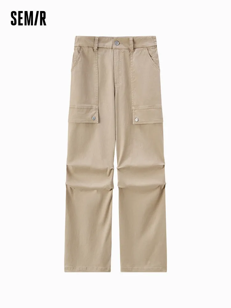 Semir Women New Basic Style Cargo Style Pants