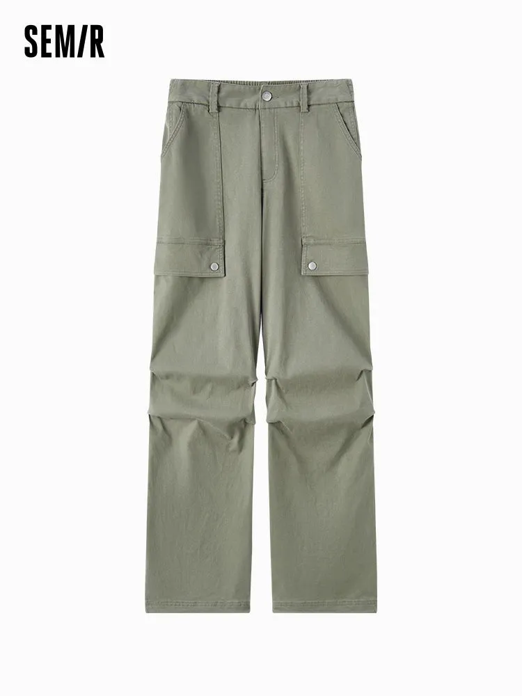 Semir Women New Basic Style Cargo Style Pants