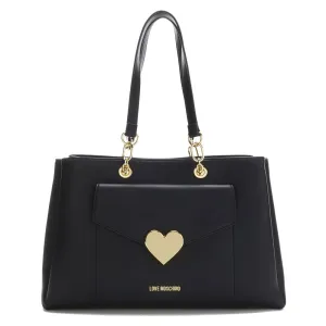 Shopping Bag Donna LOVE MOSCHINO linea Gracious Eco-Friendly Nera