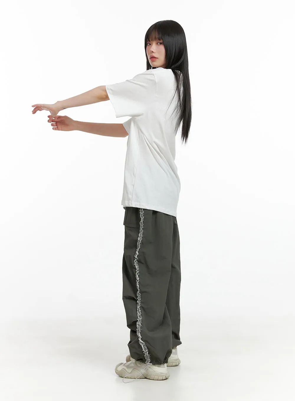 Side Details Cargo Joggers CL402