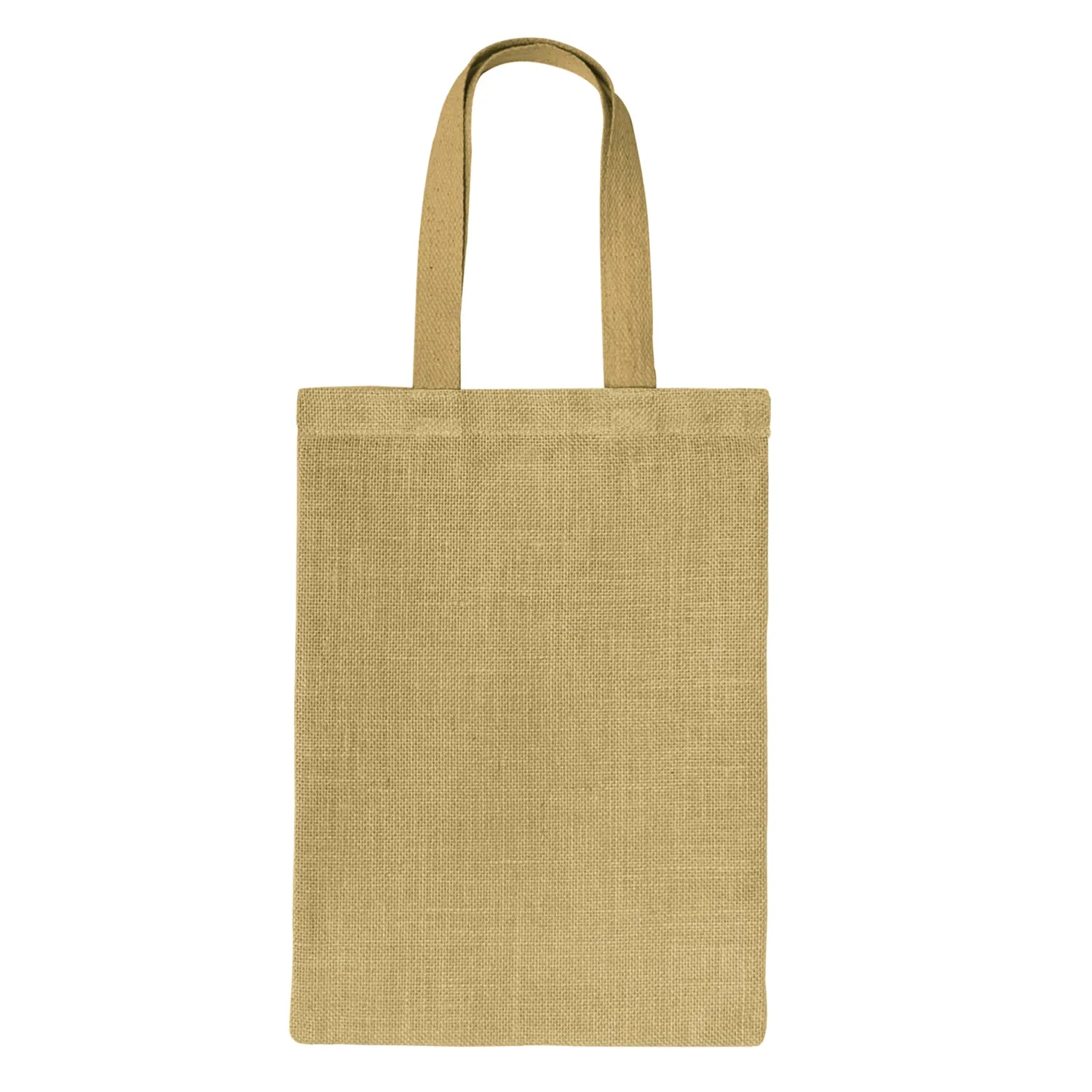 Stock Jute Flat Tote Bag(SJB-03T)