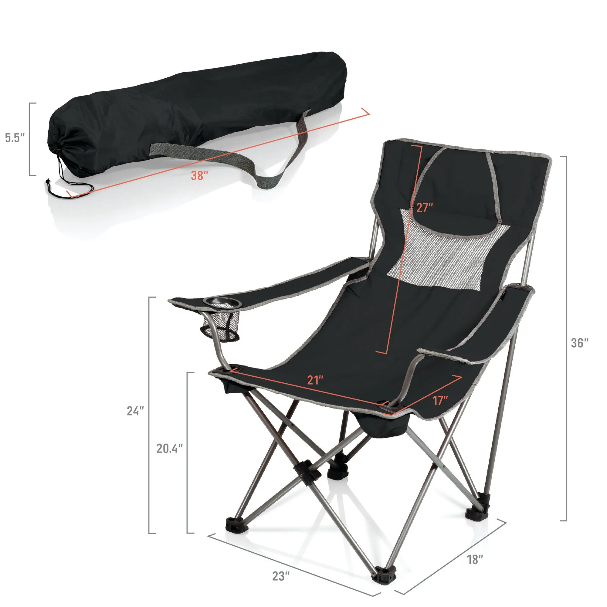 Texas Longhorns - Campsite Camp Chair