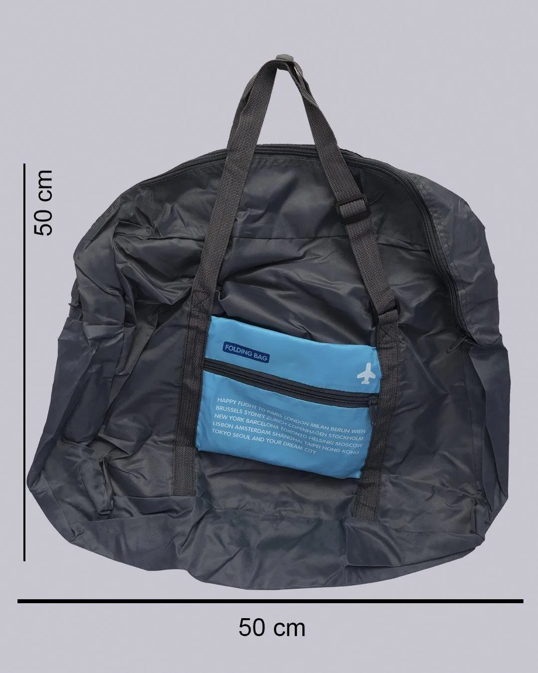 Travel Bag, Blue, Plastic