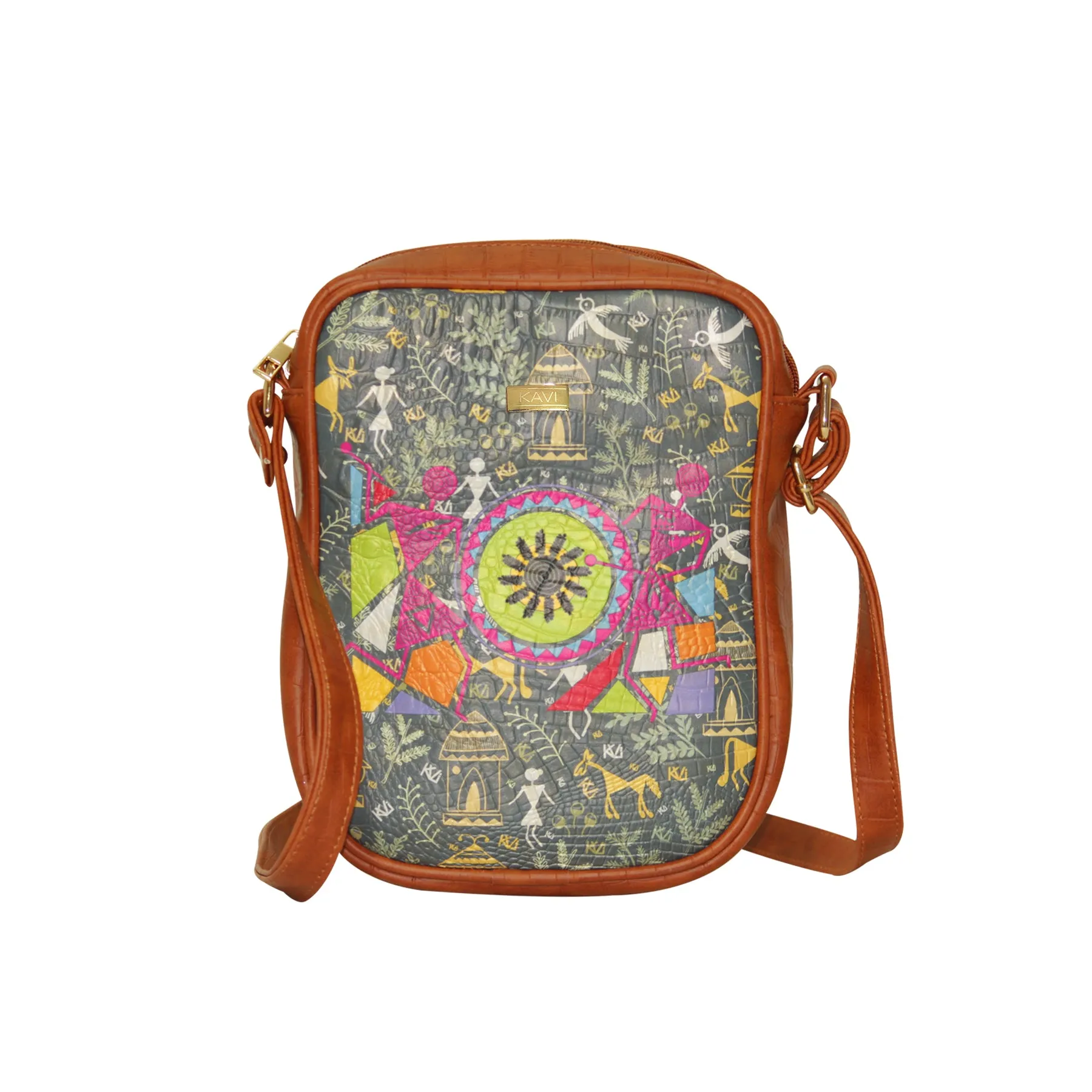 Tribal Abstract Satchel Crossbody Bag 809