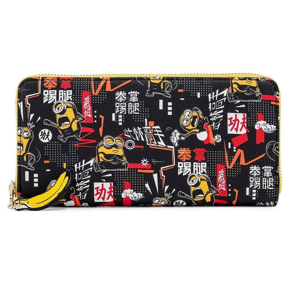 Universal Pictures Mini Backpack Wallet Set Minions Karate Loungefly