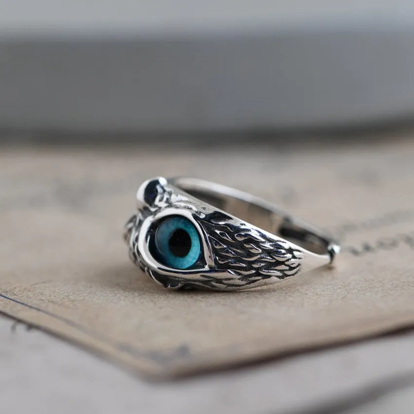 Vintage Punk Owl Ring