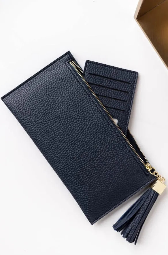 Wallet Pouch w/ CC Organizer, Navy