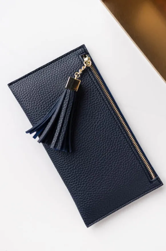 Wallet Pouch w/ CC Organizer, Navy