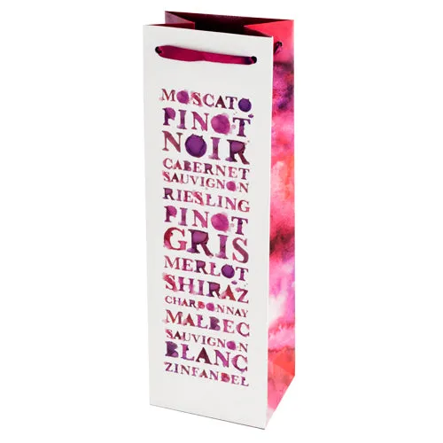 Wine Splash Gift Bag