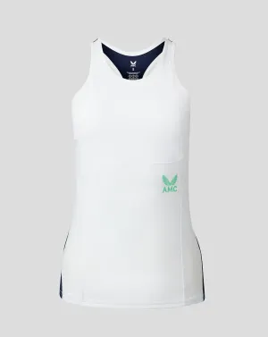 Women's AMC Performance Singlet - White