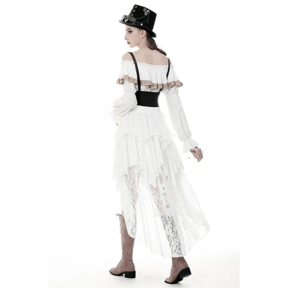 Women's Vintage Gorgeous Ruffled Cocktail Skirts