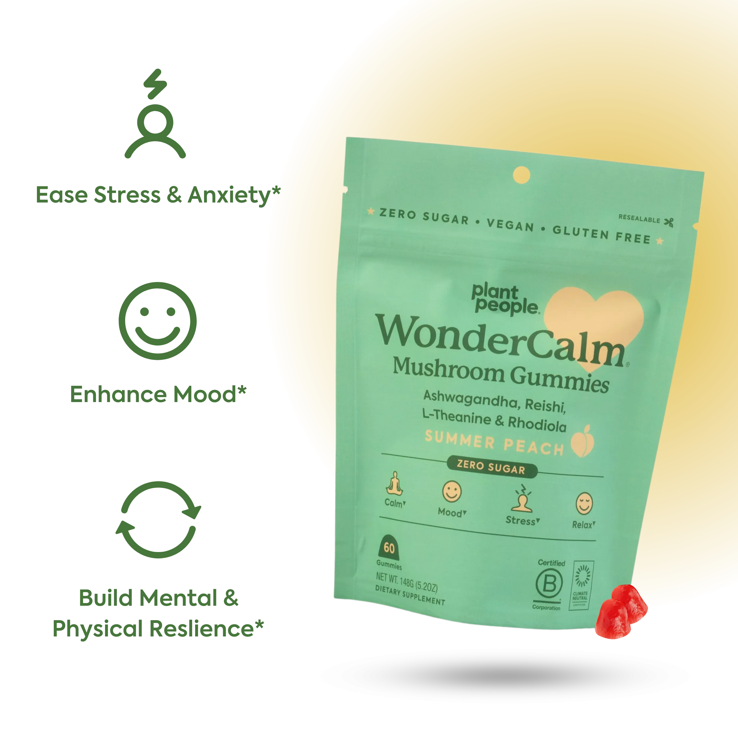 WonderCalm Mushroom Gummies