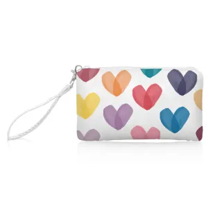 Zip Wristlet in “Language of Love” Brights